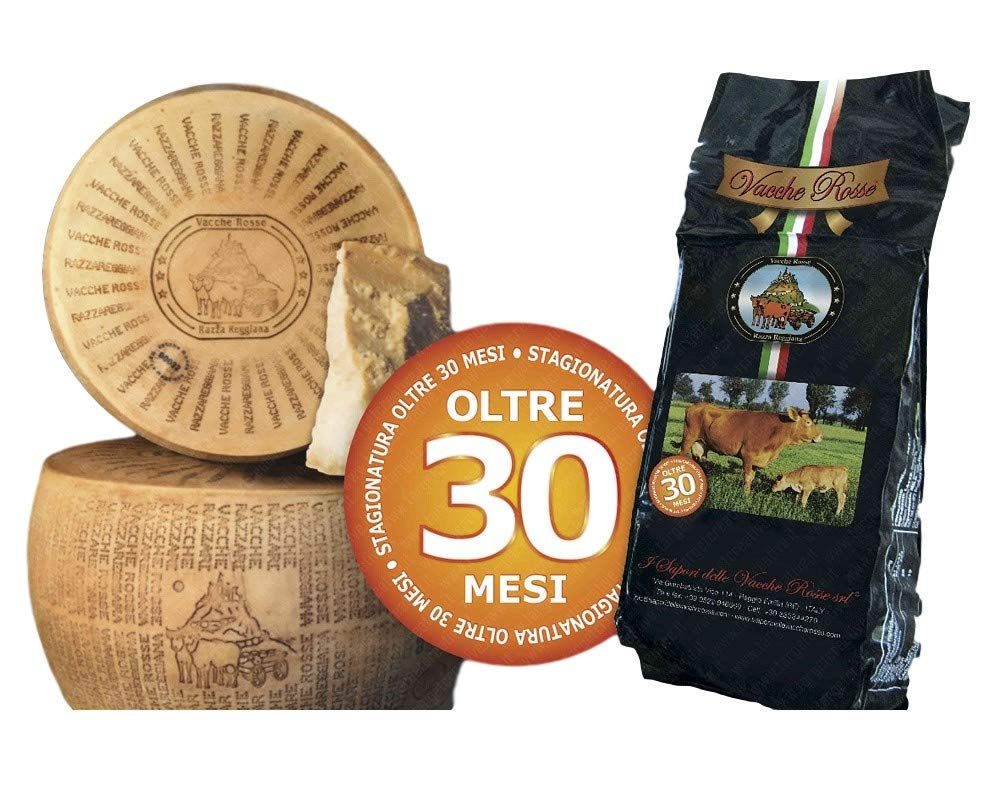 I Sapori Delle Vacche Rosse - Cheese Vacche Rosse Over 30 Months (1 kg)
