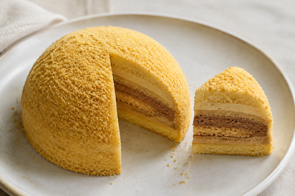 Sacripantina Genovese (Italian Genoese Layered Sponge Cake)