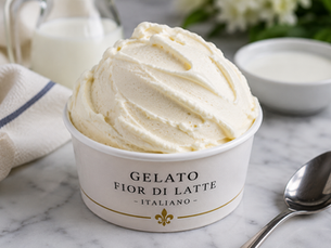 Gelato Fior di Latte (Italian Fior di Latte Gelato)