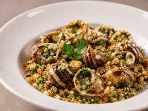 Lumache alla Sassarese (Italian Sardinian Snails with Garlic, Parsley and Breadcrumbs)