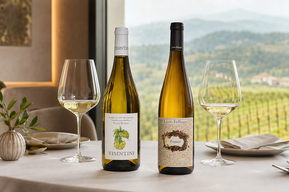 Pinot Bianco Friuli Colli Orientali DOC vs Friulano Friuli Colli Orientali DOC: Key Differences, Food Pairings and Which Italian White Wine to Choose