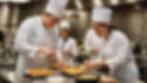 Students engaging in hands-on training at culinary school