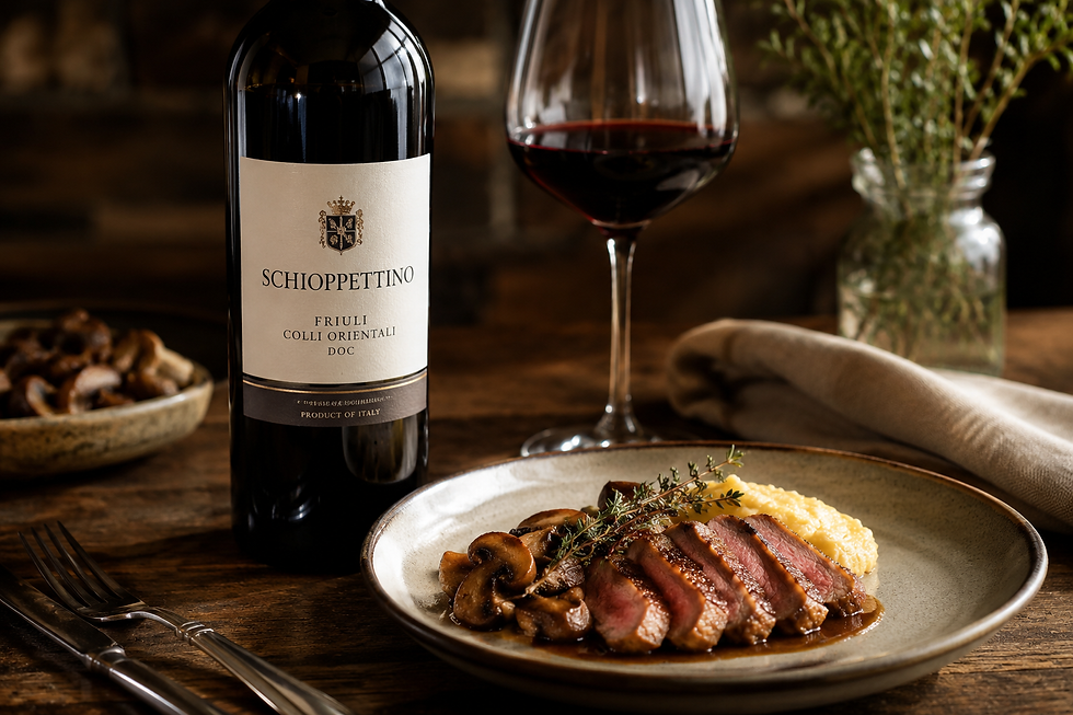 Wine Pairing: Schioppettino Friuli Colli Orientali DOC