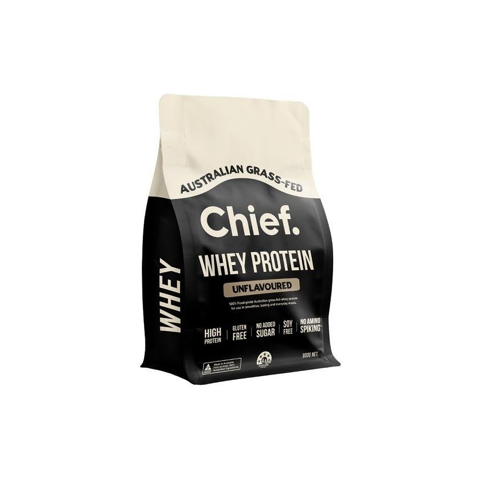 Thumbnail: Chief Whey Protein Unflavoured 900g NZ — Australian grass-fed whey protein concentrate