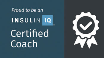InsulinIQ Certified Coach badge — Cherice Baker, metabolic health coaching New Zealand.
