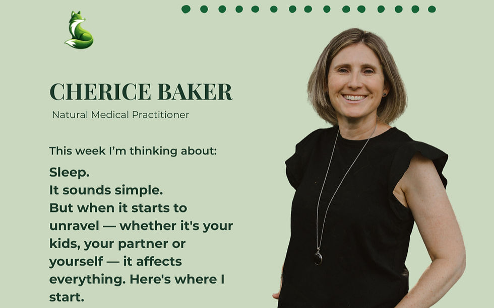 Natural Medical Practitioner Cherice Baker Rolleston NZ — natural support for poor sleep and insomnia
