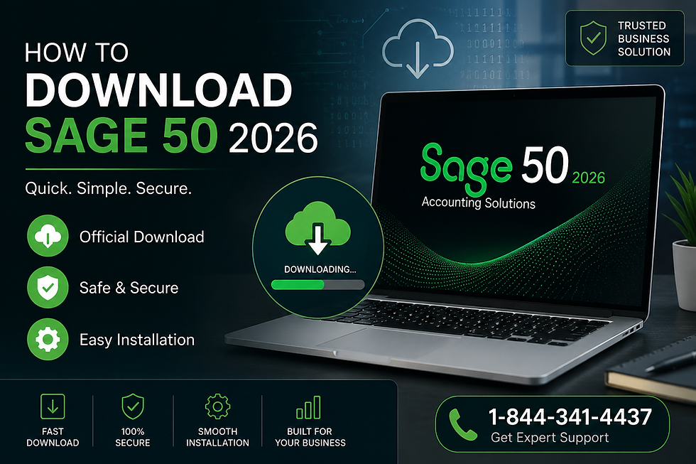 How to Download Sage 50 Accounting Software and Transfer Existing Data