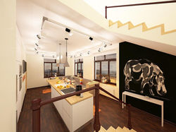 дизайн интерьера кухни-гостиной