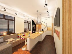 дизайн интерьера кухни-гостиной