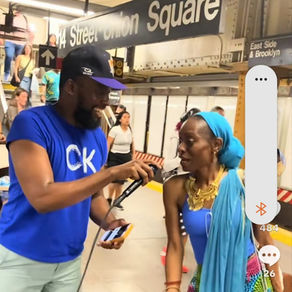 Clint Pavelus perform in the subway should not lower anyone's opinion of him