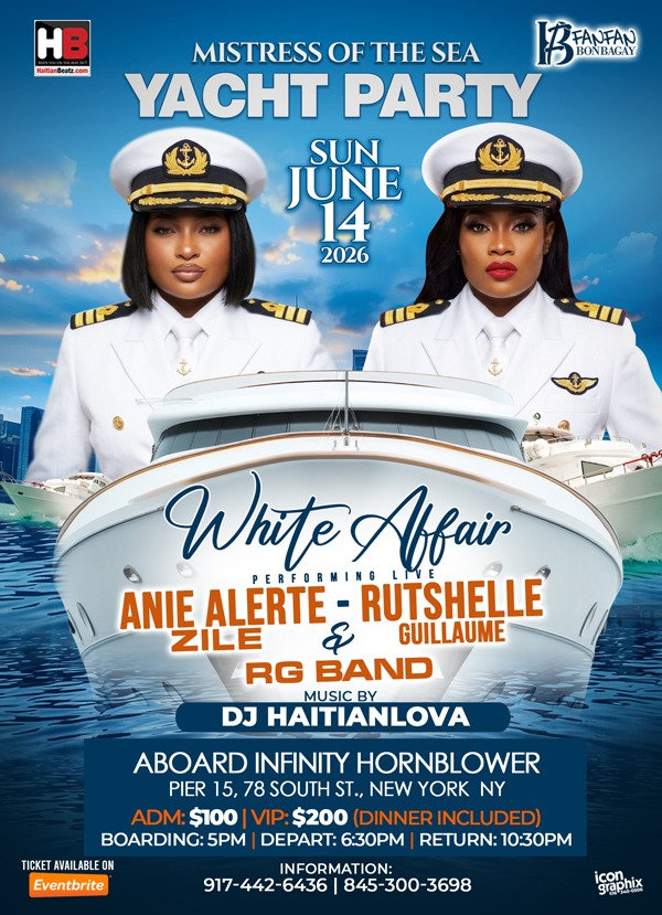 Anie Alerte and Rutshelle Guillaume to Lead a Historic New York Yacht Party Anie Alerte and Rutshelle Guillaume to Lead a Historic New York Yacht Party