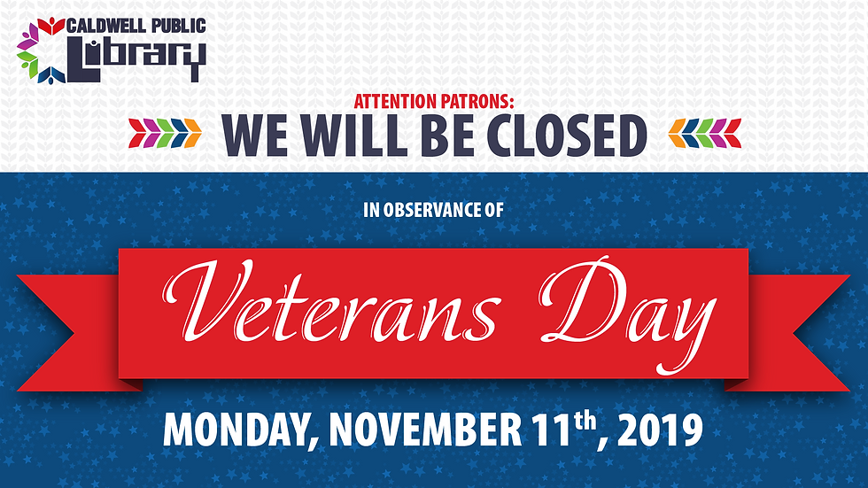 Closed - Veteran's Day
