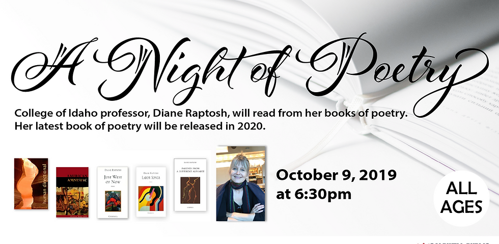 A Night of Poetry - Rescheduled