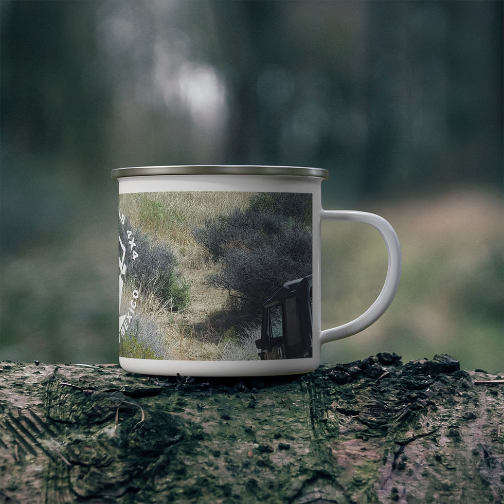 Thumbnail: Dusty Trails 4X4 Adventure-Ready Enamel Camping Mug