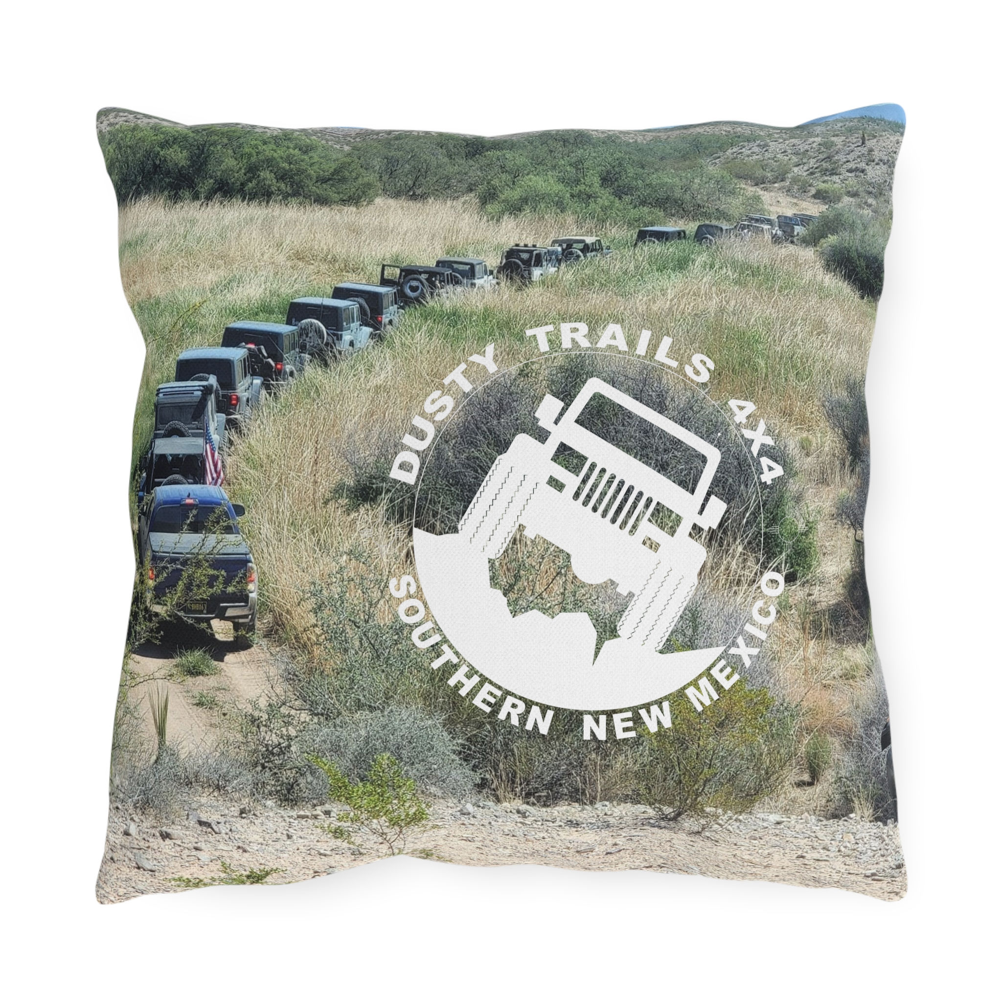 Dusty Trails 4X4 Outdoor Adventure Pillow