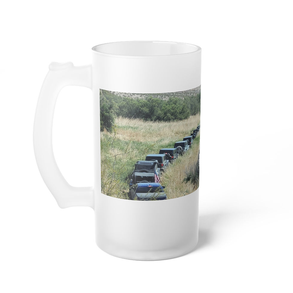 Thumbnail: Dusty Trails 4X4 Frosted Glass Mug