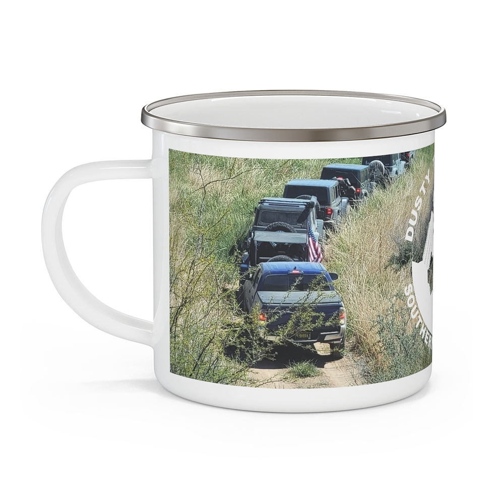 Thumbnail: Dusty Trails 4X4 Adventure-Ready Enamel Camping Mug