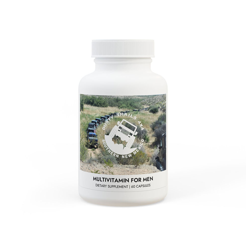 Dusty Trails 4X4 Multivitamin for Men Supplement (60 Capsules)