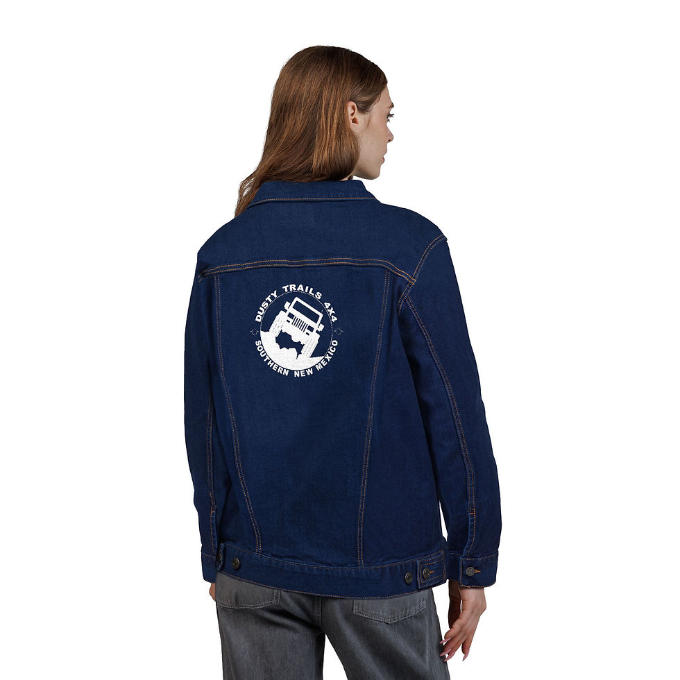 Thumbnail: Dusty Trails 4X4 Unisex Denim Jacket (Embroidery)