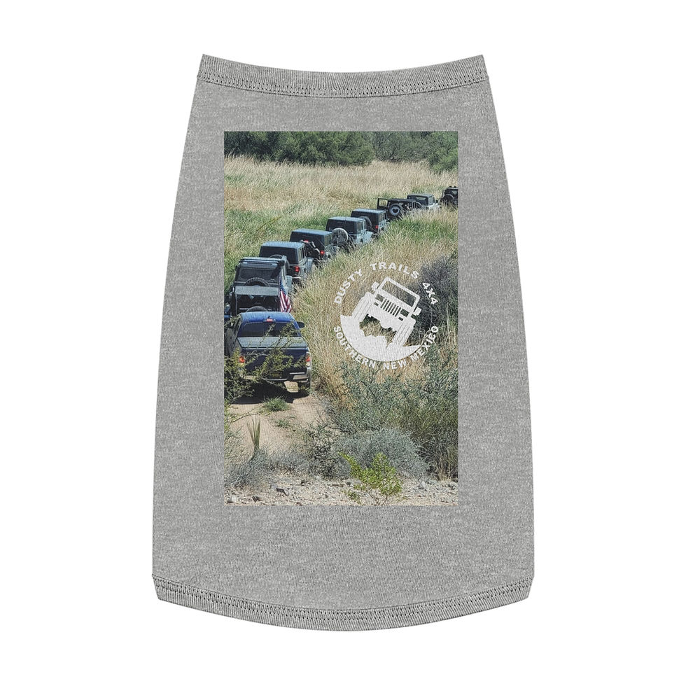 Thumbnail: Dusty Trails 4X4 Adventure-Ready Pet Pet Tank Top