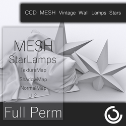 CCD MESH Vintage Wall Lamps  Stars