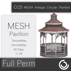 CCD MESH Antique Circular Pavilion 002