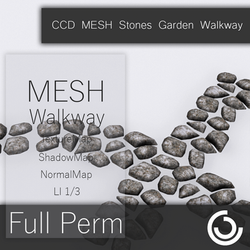 CCD MESH Stones Garden Walkway