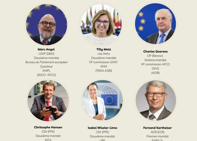 Commissions parlementaires des députés élus pour le Luxembourg