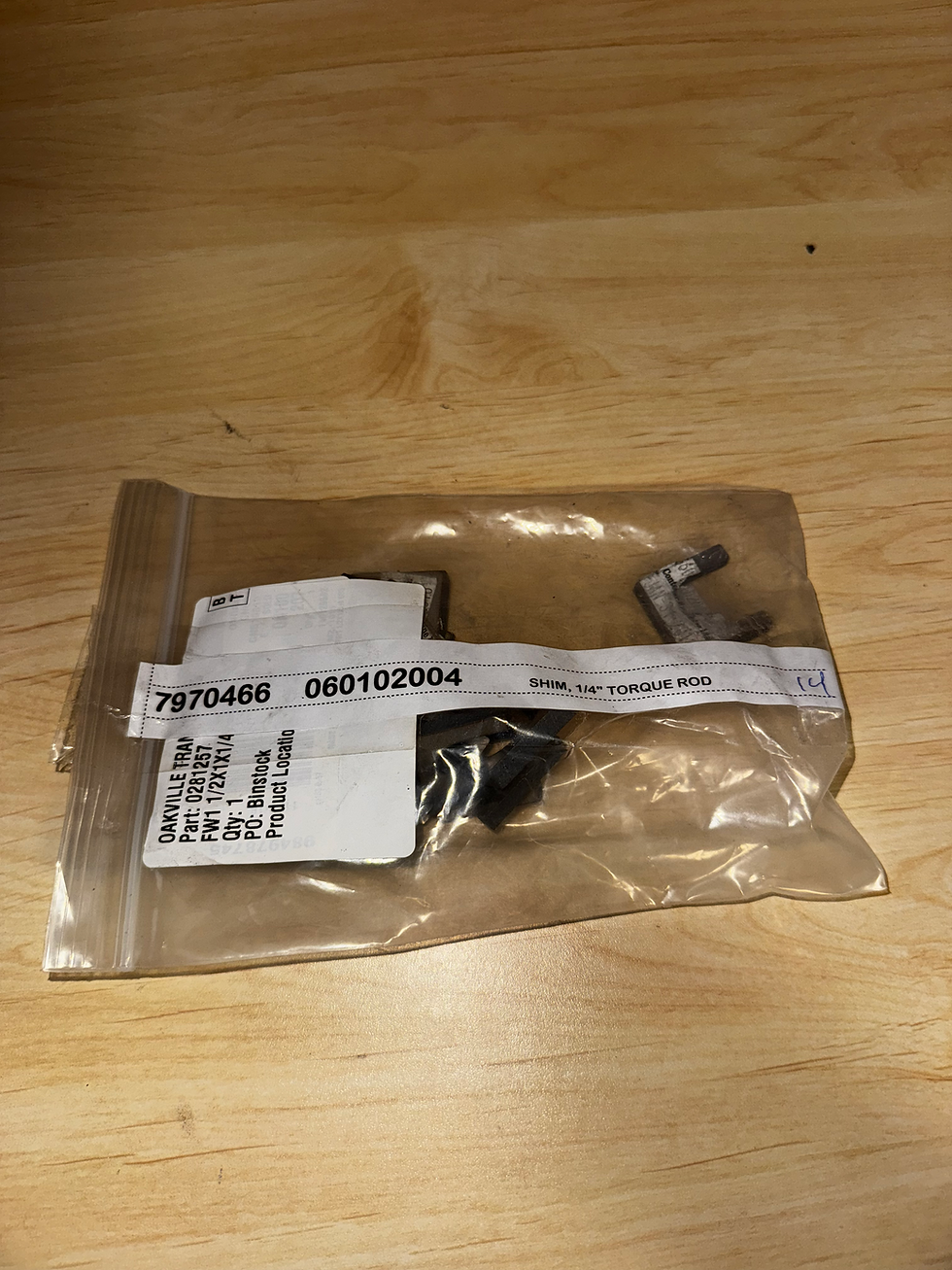 Thumbnail: Shim ¼  torque rod