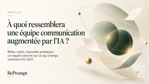 À quoi ressemblera une équipe communication vraiment augmentée par l’IA ?
