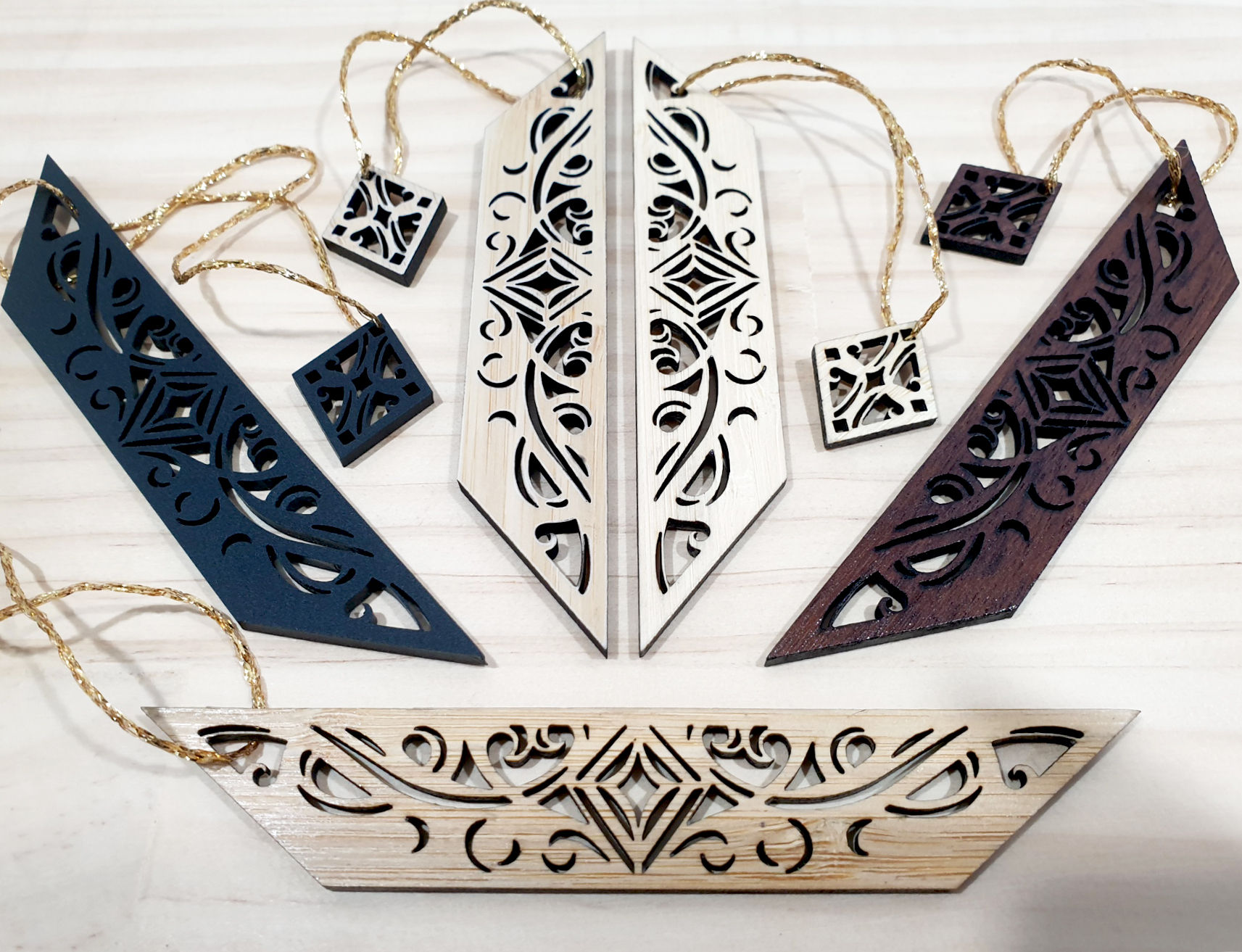 Bookmarks of Diamond Triangles