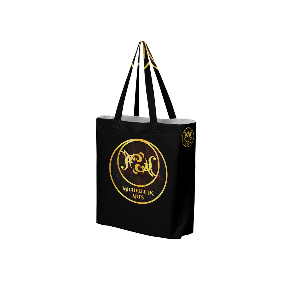 Michelle JK Arts Tote Bag with Inside Pocket – Linen Like Fabric