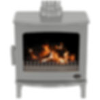 Carron Eco 2022 5KW Cast Iron Stove in Ash Grey Enamel