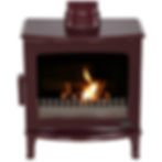 Carron Eco 2022 5KW Cast Iron Stove in Red Enamel
