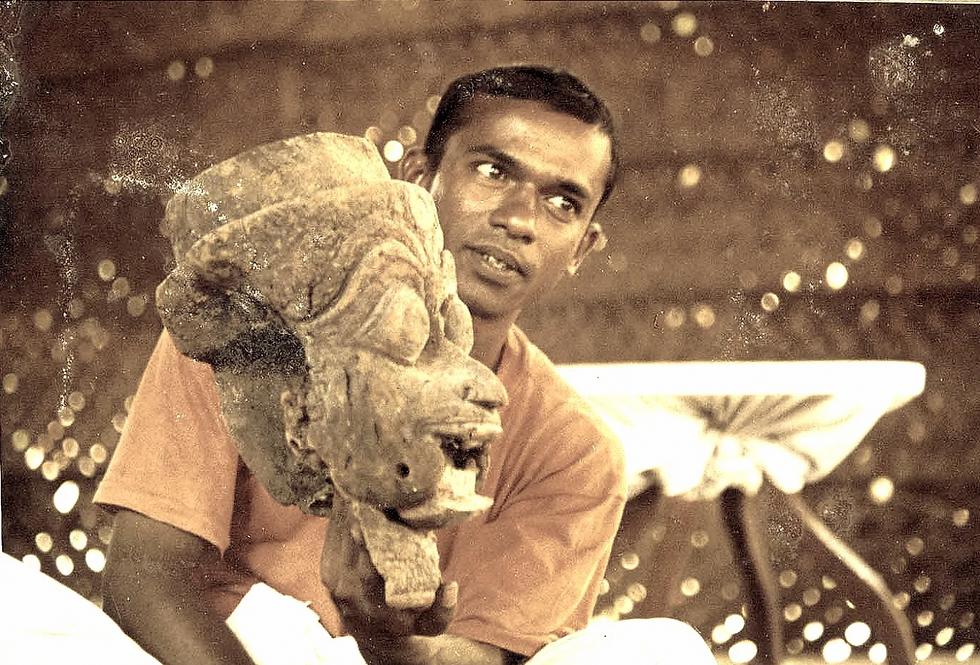 Ravi ji, Natana Kairali Irinjalakuda, Trissur, Kerala early 90’s Photo: Safina Oberoi