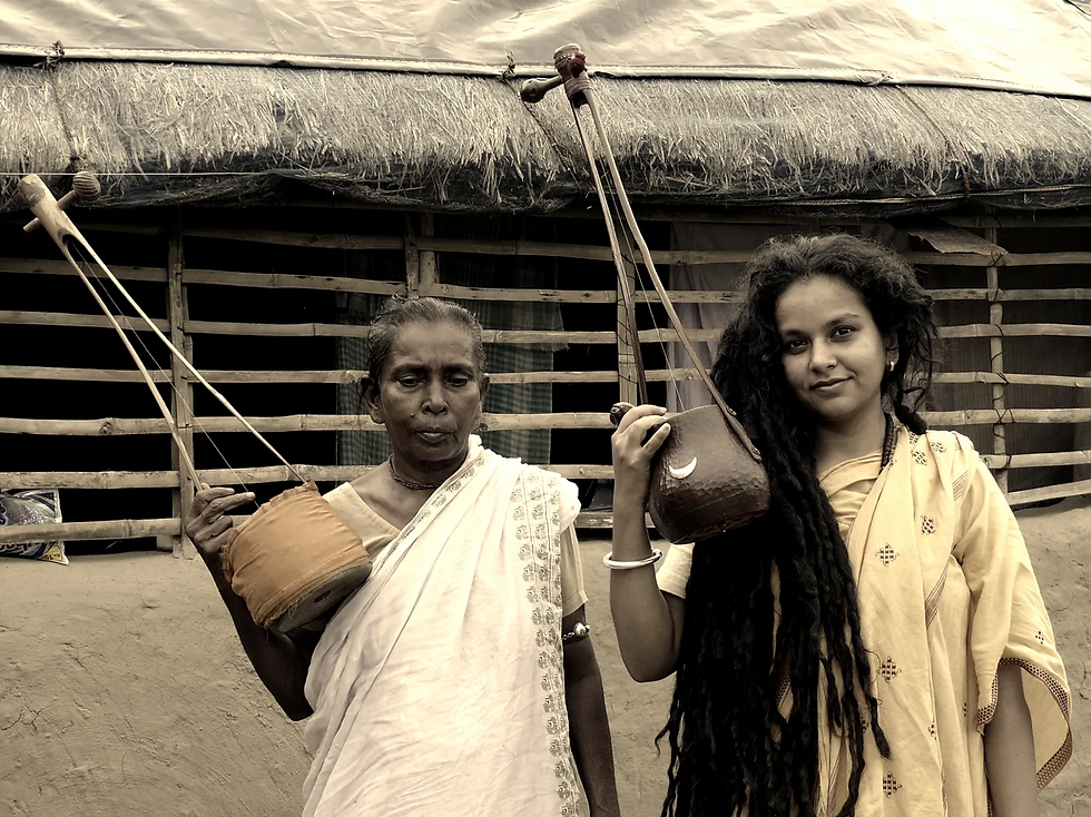 Phulmala Dashi at her Suri Para Akhra, Bolpur 2000 Photo: Ravi Gopalan Nair