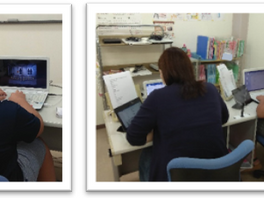 パソコン村 愛野教室 親子で頑張ります!