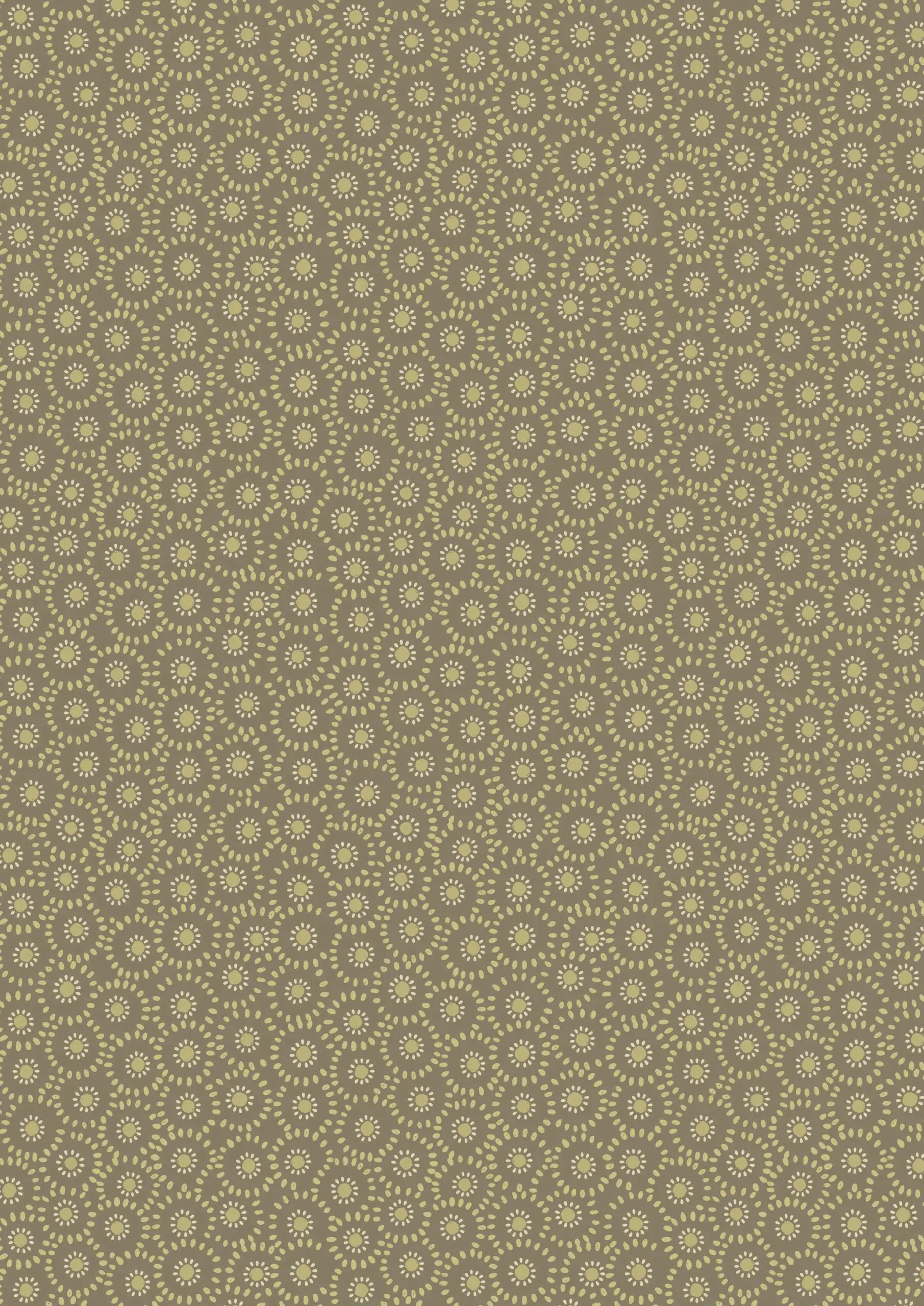 Shinrin Yoku - Small Flower on Olive A640.3