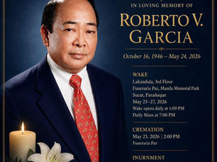 In Memoriam: Roberto V. Garcia, MBM 1973