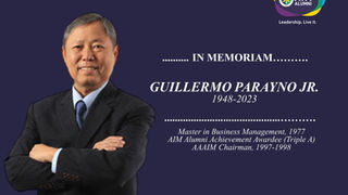 In Memoriam: Guillermo L. Parayno, Jr., MBM 1977