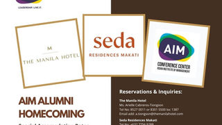 Special Alumni Hotel Rates for the AIM Grand Alumni Homecoming