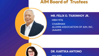 AAAIM CONGRATULATES THE NEW MEMBERS OF THE AIM BOARD OF TRUSTEES