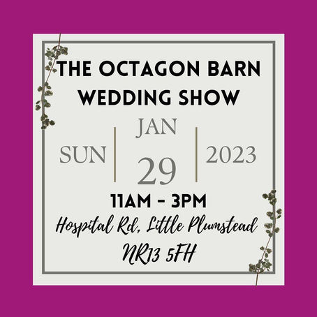 Please come and visit us at The Octagon Barn Wedding Show