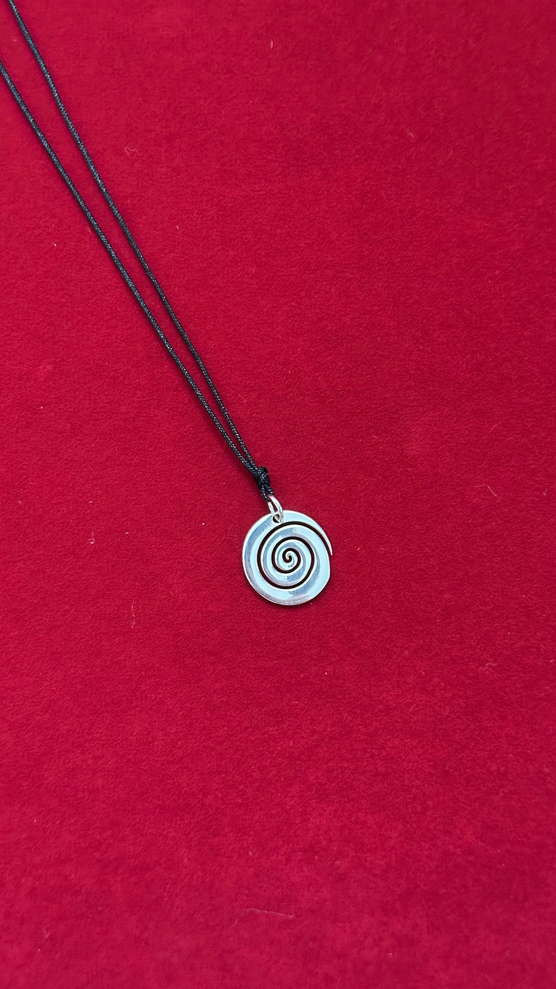 Mini İp Detaylı Spiral Kolye | 925 Gümüş NİDAxTOMERV