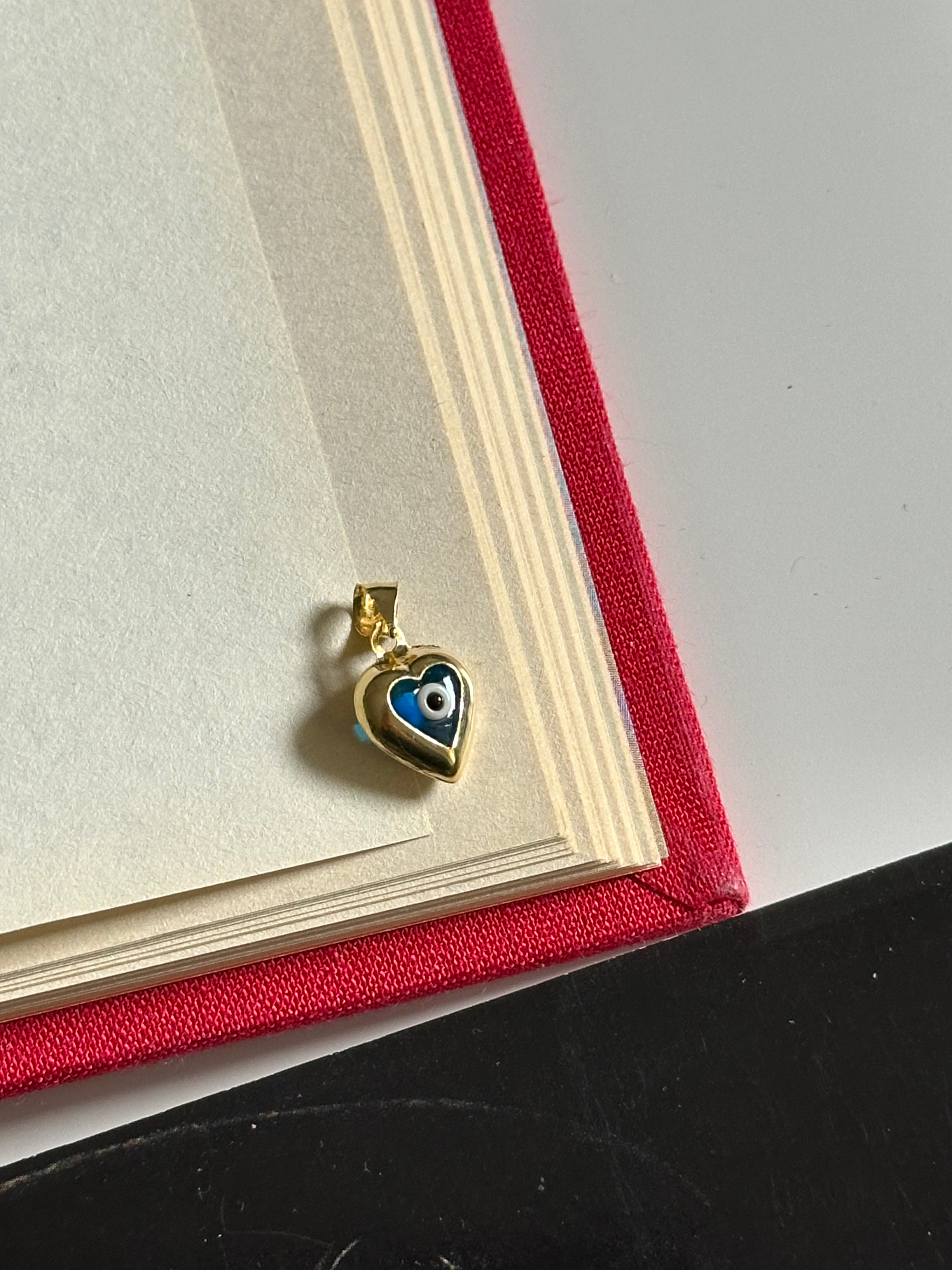 Kalp Nazar Kolye Ucu | 925 Gümüş