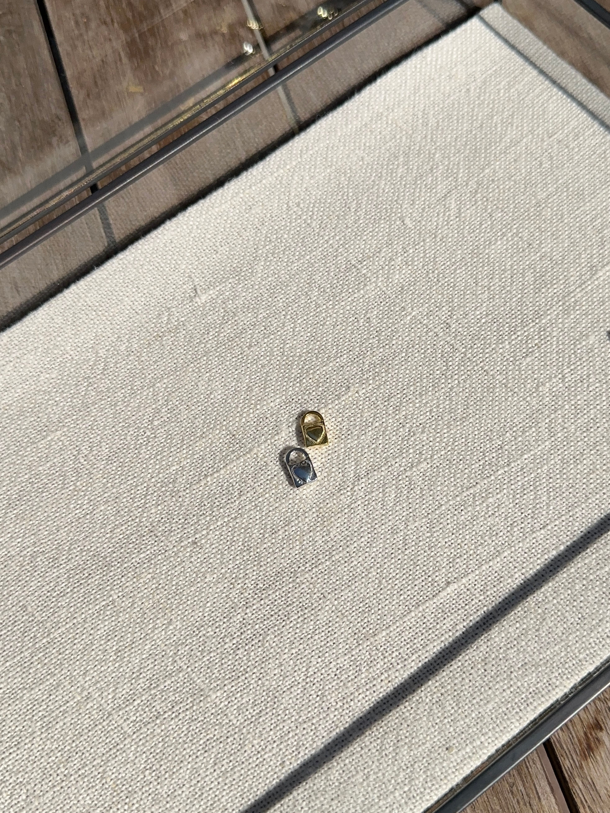 Kalpli Kilit Charm Kolye Ucu | 925 Gümüş