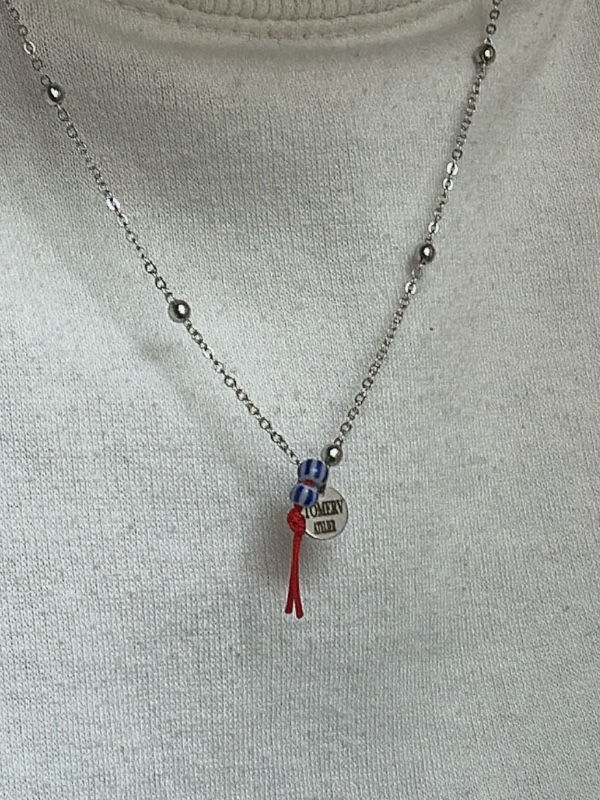 Küçük resim: Minik Plaka Rodyum Kolye