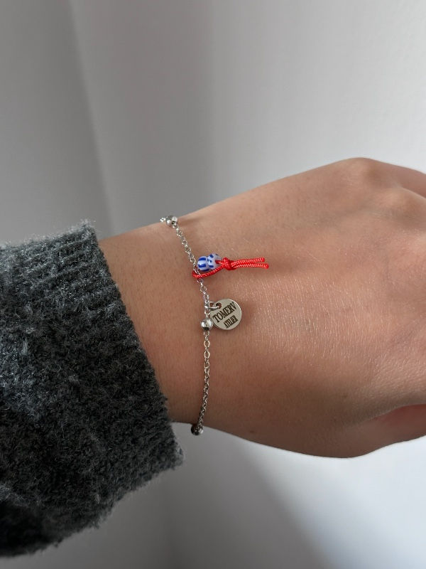 Küçük resim: Minik Plaka Rodyum Bileklik