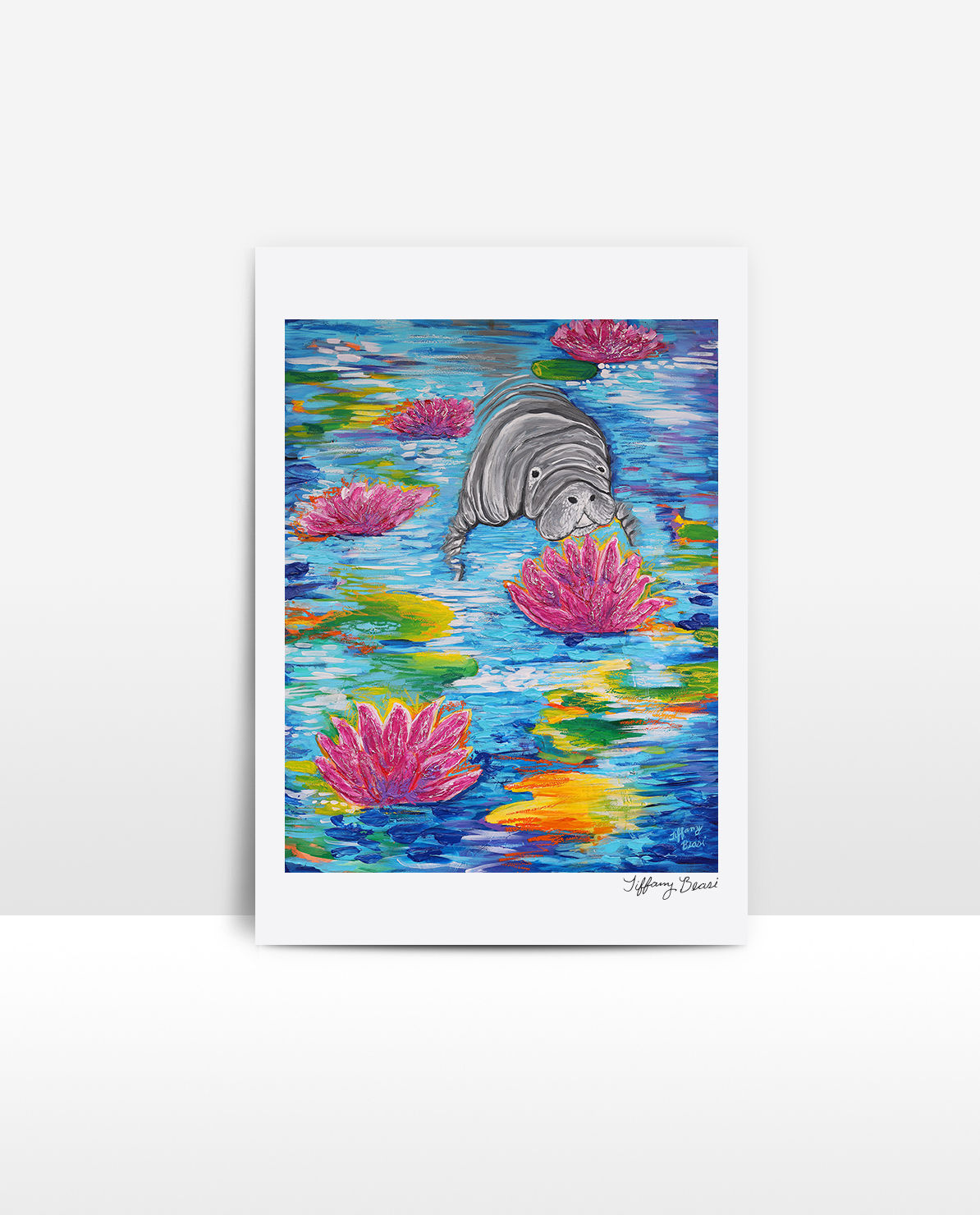 Manatee Greeting Card