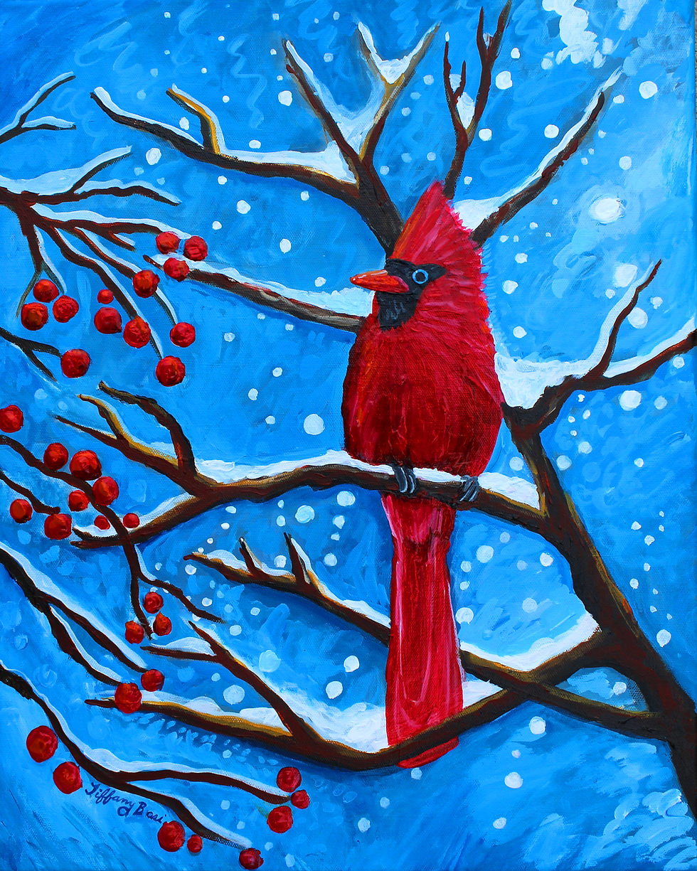 Thumbnail: Winter Cardinal Holiday Cards